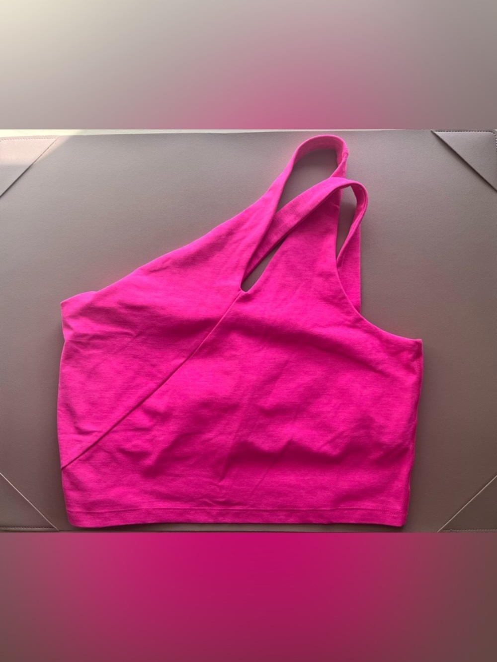 Beyond Yoga One Shoulder Cropped Tank NWOT